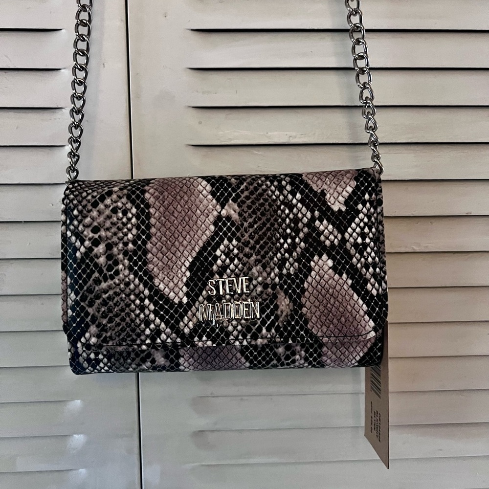 Steve Madden Snake Print Blynn Wallet Crossbody